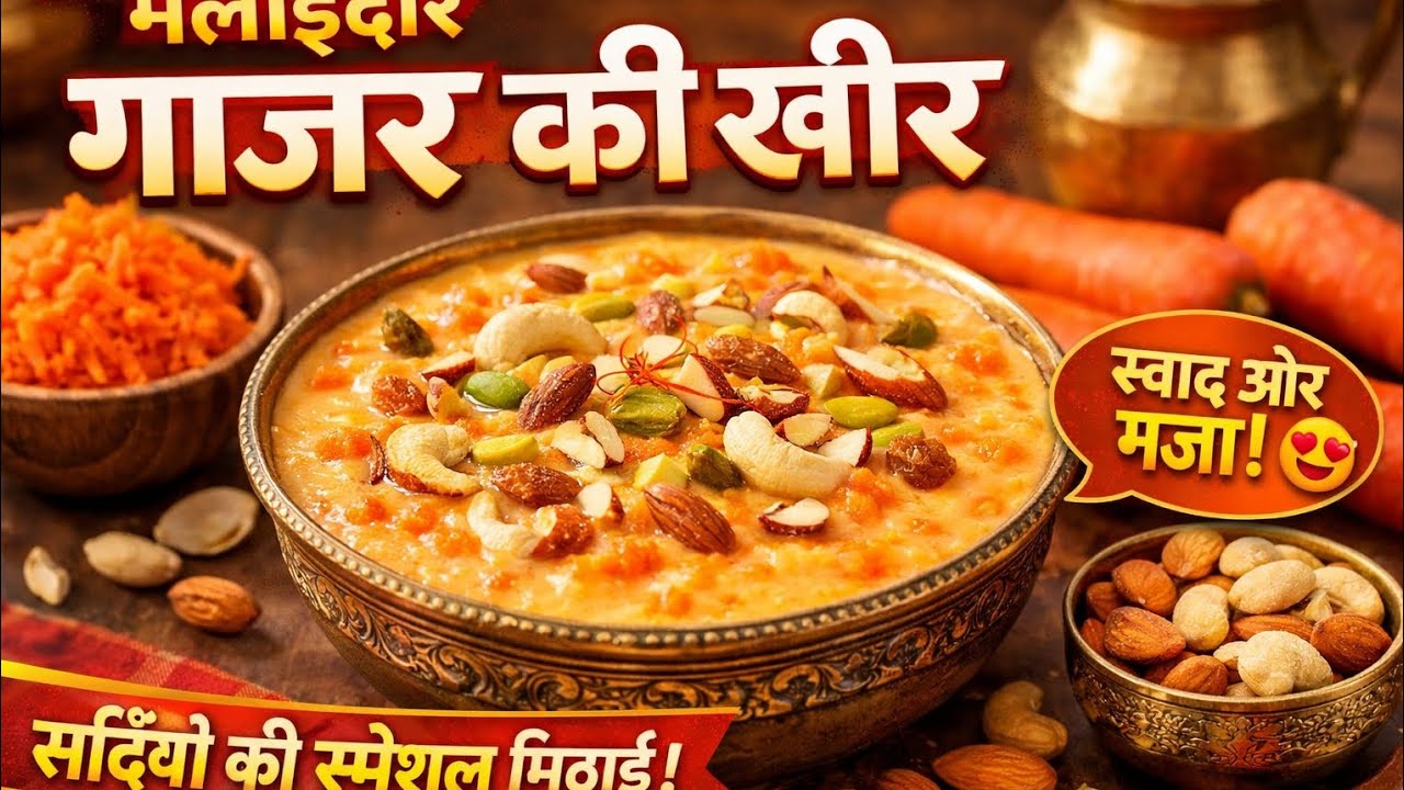 “मलाईदार गाजर खीर”
