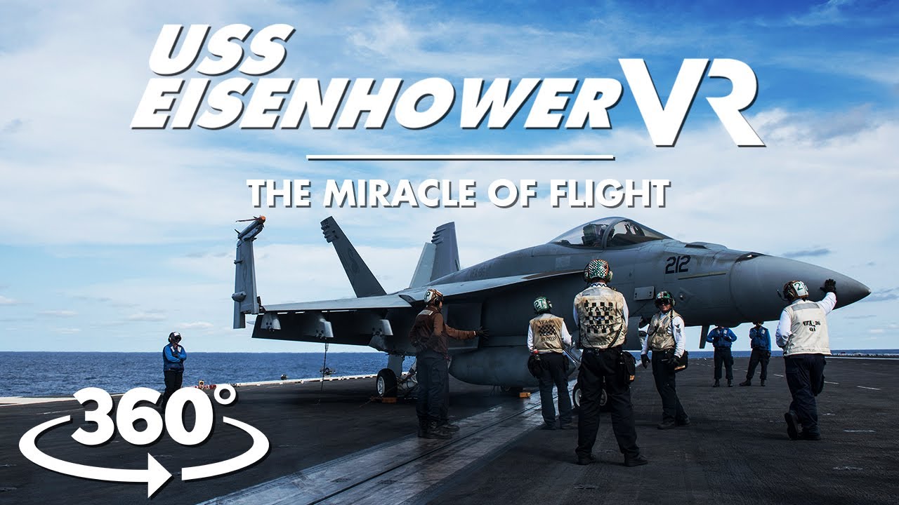 Experience aircraft carrier flight ops, active combat training for first time in VR