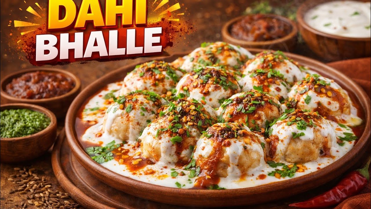 Super soft dahi balla aur khatti meethi chutney ab ghar par hi banega
