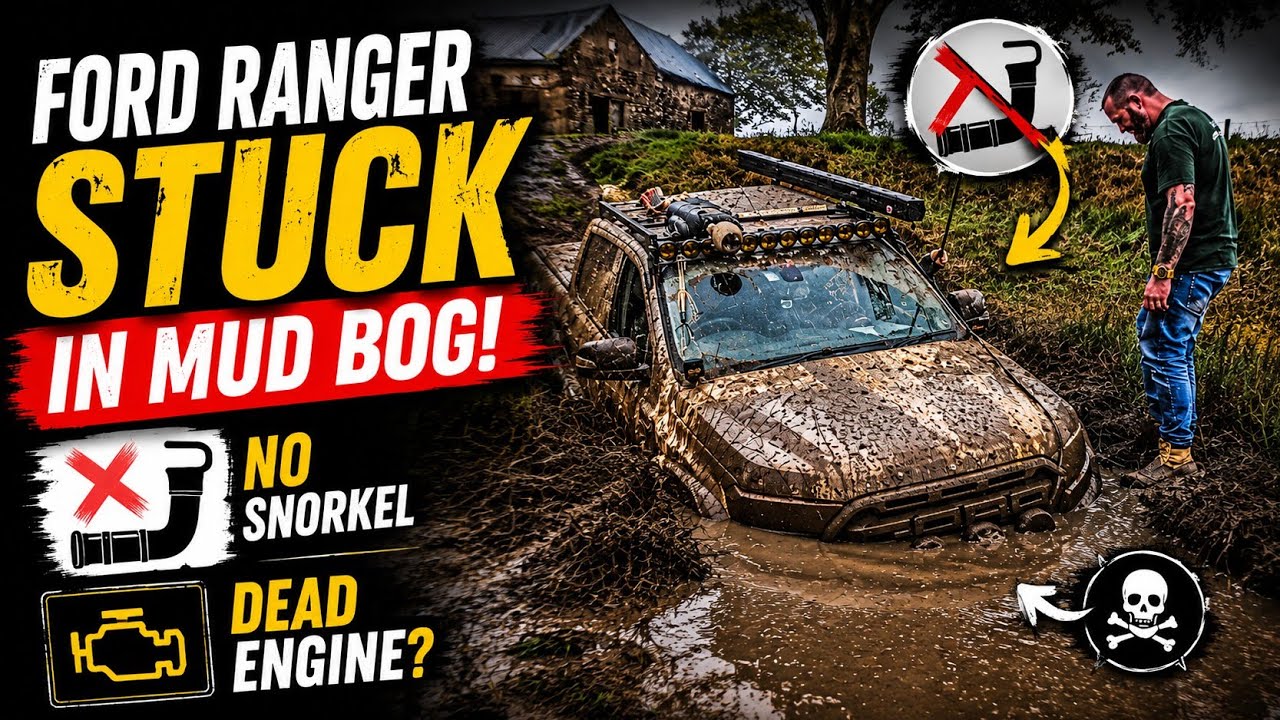 Ford ranger catastrophic engine failure while offroading at drumclog offroad centre! Not good! 