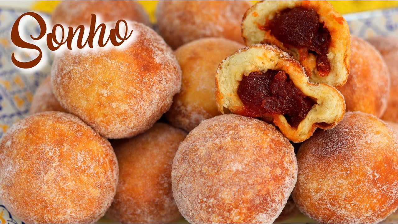 MINI SONHO DE GOIABADA- RENDE MUITO- MASSA ULTRA MACIA - FÁCIL E PRÁTICO DE FAZER-  DIKA DA NAKA