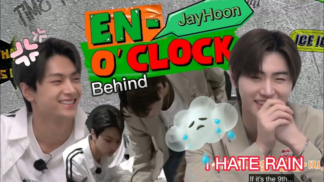 JAYHOON on EN-OCLOCK Ep42 Behind #jayhoon #jay #sunghoon #enhypen #en_oclock