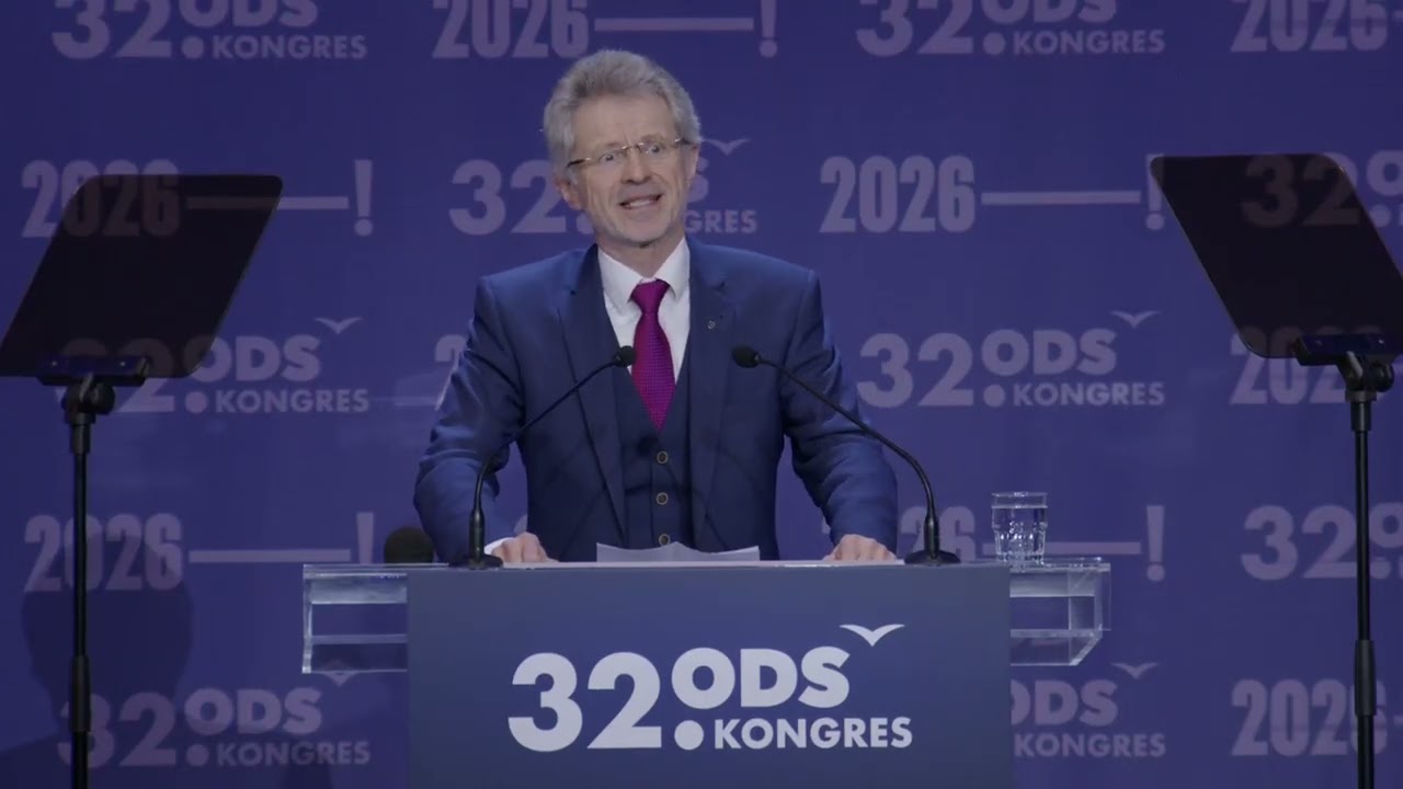 Milo&scaron; Vystrčil - vystoupen&iacute; v r&aacute;mci politick&eacute; diskuse