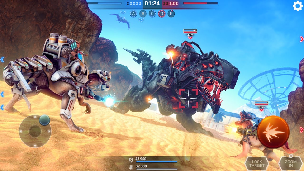 Jurassic Monster World: Dinosaur War 3D FPS Android Gameplay