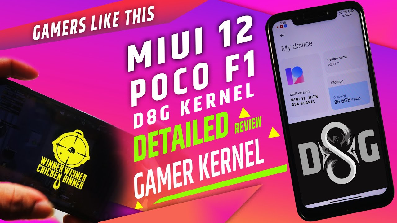 MIUI 12 WITH D8G KERNEL Just buttery smooth YOU WILL LOVE THIS KERNEL IN GAMING NO LAG AT ALL