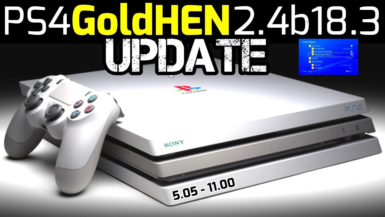 ✅ Новый GoldHEN 2.4b18.3 для PS4 Обзор и Настройка ✅