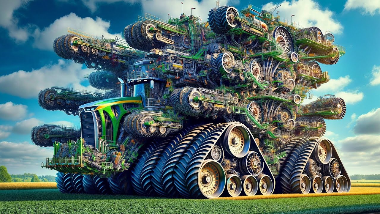 15 BIGGEST Tractors and Farm Machines