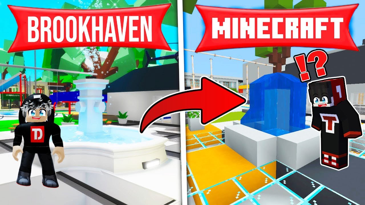 I Played Brookhaven inside of Minecraft! ( Tagalog )