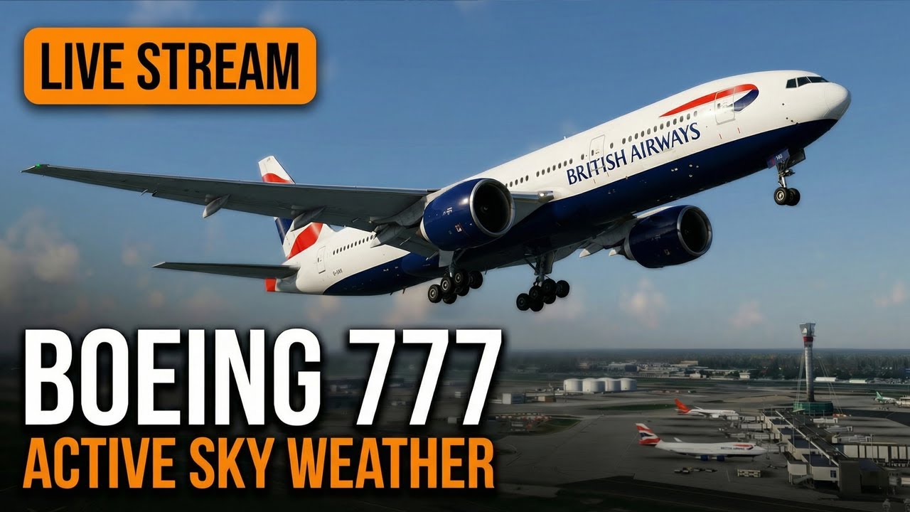 Flight Factor 777 with ActiveSky Weather | X-Plane 12