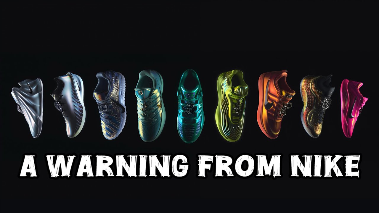 Nike подошла к делу серьезно с серией «Предупреждающие надписи».