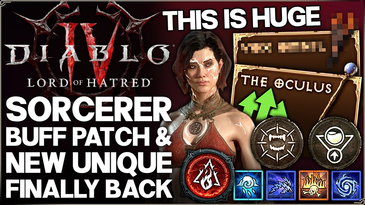 Diablo 4 &mdash; Грядут масштабные изменения для волшебника: добавлены новые уникальные предметы, усиле...