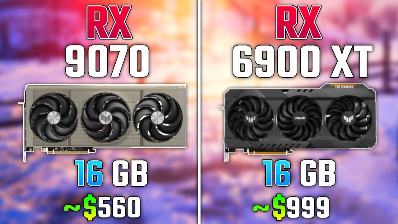 RX 9070 vs RX 6900 XT | Test in 7 Games