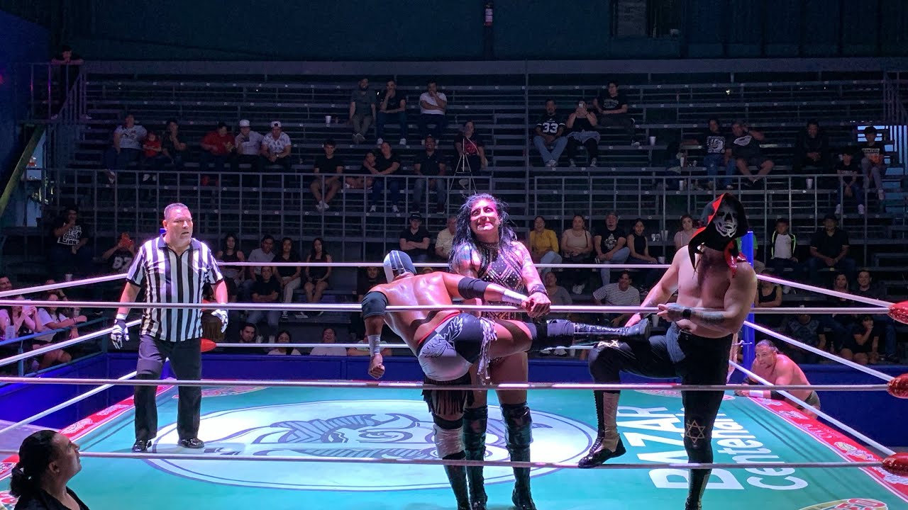 Mamba, Karis La Momia Jr y El Zorro vs Texano Jr, The Tiger y Ángel Negro 