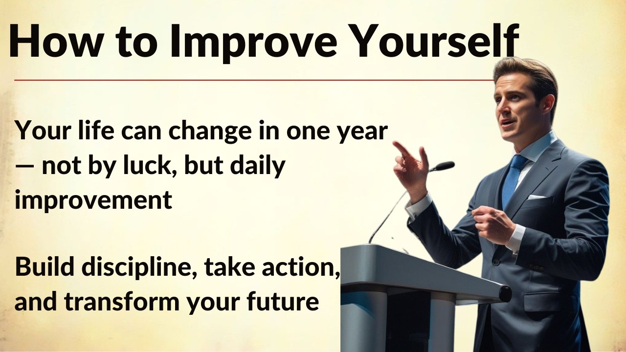 How to Improve Yourself || Build Discipline, Confidence & Lifelong Growth || Motivational Video