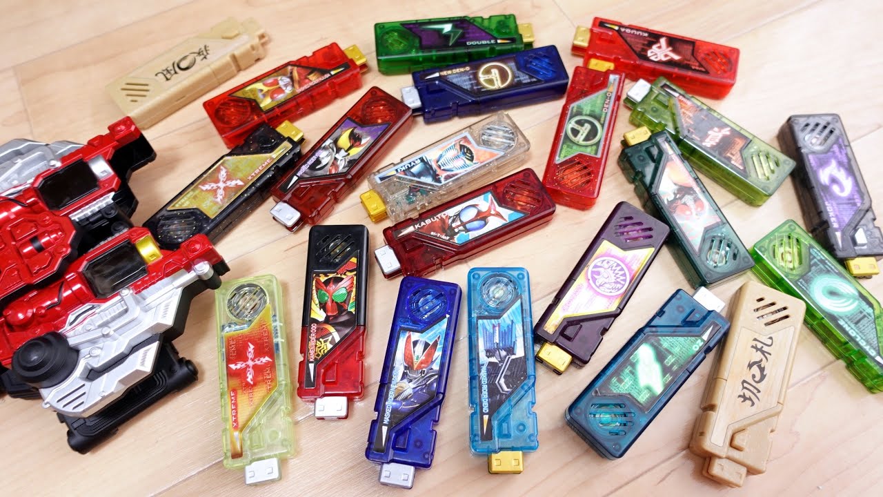 当時の大量のレジェンドガイアメモリで遊んでみたー！