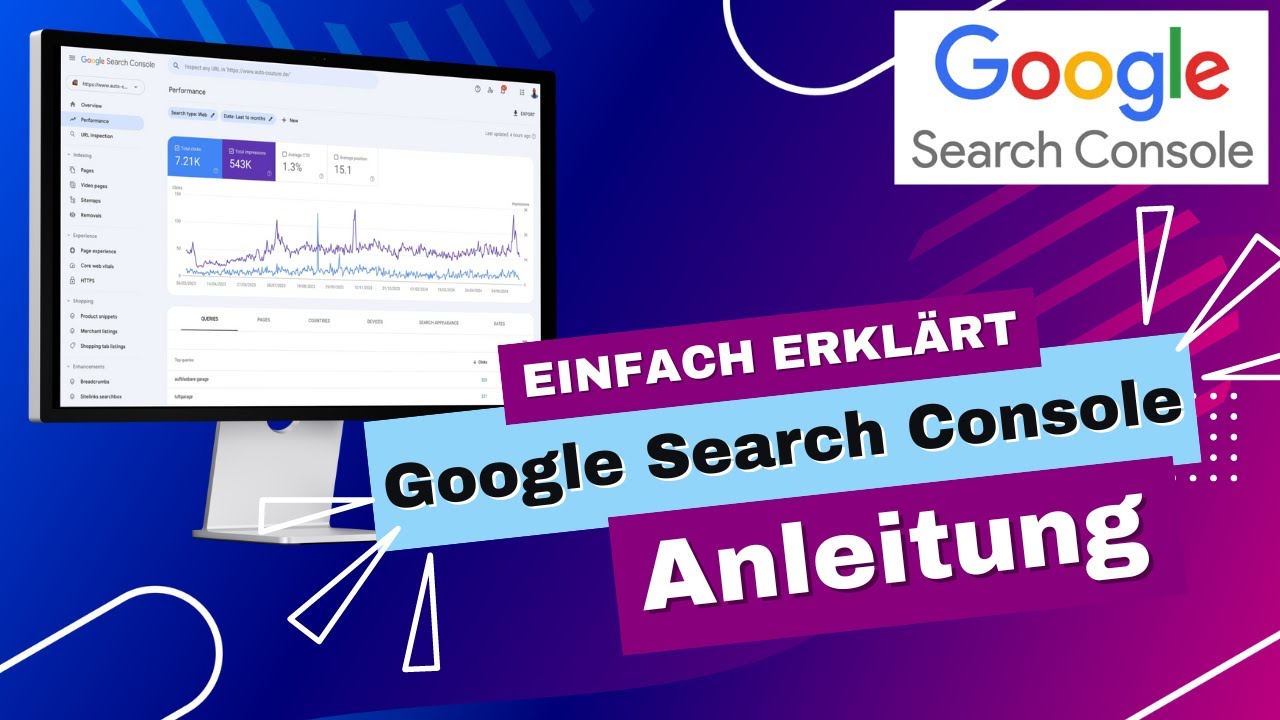 Google Search Console: Kostenloses SEO Tool 2024 (Anleitung Deutsch)