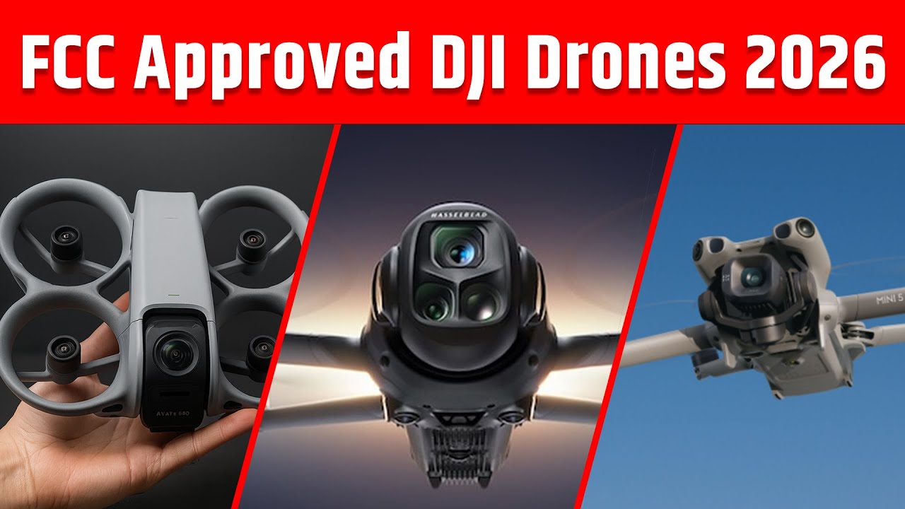 USA FCC Approved DJI Drones That You Can Fly 2026!