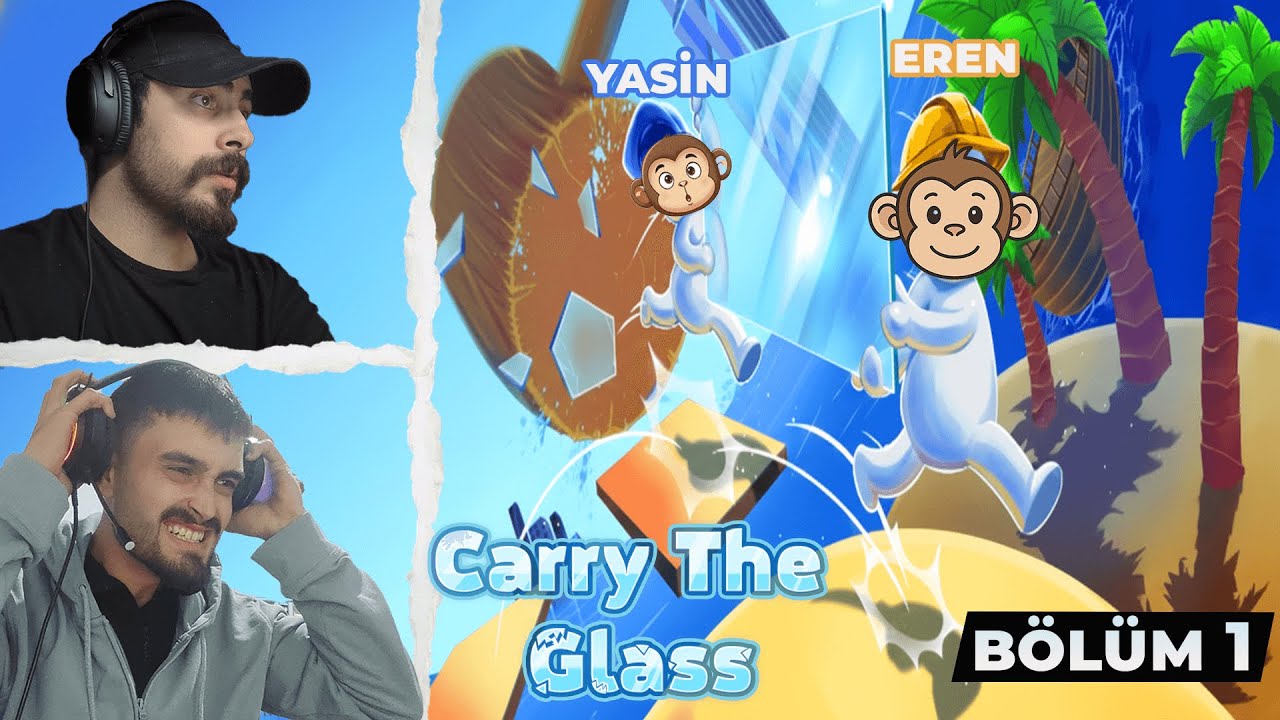 EN İYİ 2 KİŞİLİK OYUN! | CARRY THE GLASS | BÖLÜM 1