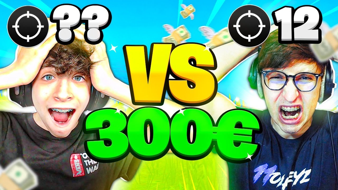 1 VS 1 CON MIO FRATELLO 300€ SU FORTNITE! KILL RACE FORTNITE ITA