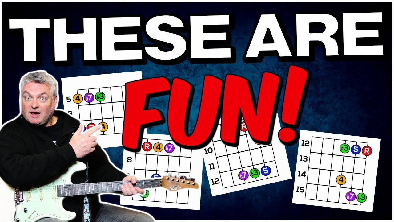 Шестинотный трюк для эпических гитарных гамм в пентатонике ми минор.