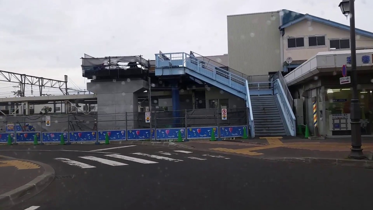 札幌市厚別区厚別東5条1丁目～厚別東通～JR厚別駅　ドライブ　hokkaido　sapporo