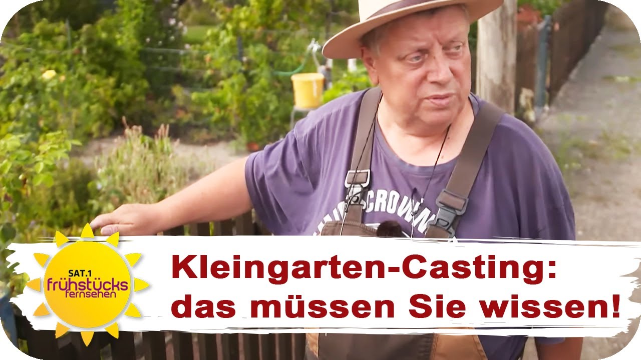 Kampf um den Kleingarten: wer überzeugt den Lauben-Sheriff? | SAT.1 Frühstücksfernsehen