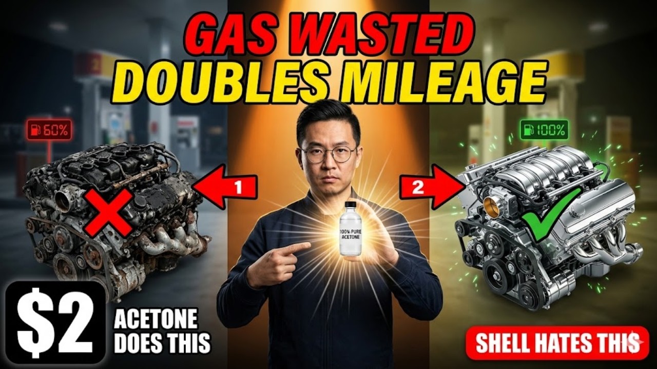 This $2 Liquid Poured in Your Gas Tank Doubles Mileage PERMANENTLY. BURIED By Shell Since 1966
