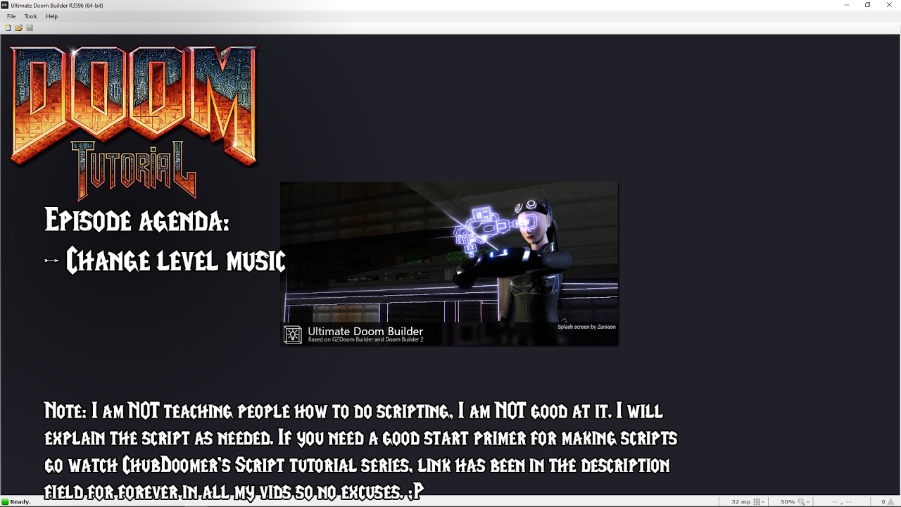 37: Change level music - Ultimate Doom Builder with the Lazygamer