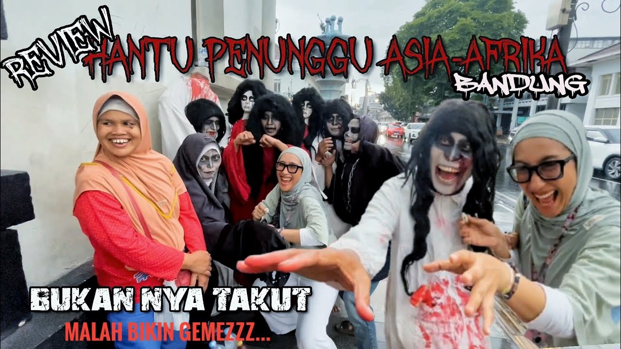 review sosok penunggu jalan asia afrika bandung ternyata lucu-lucu | wisata bandung hits