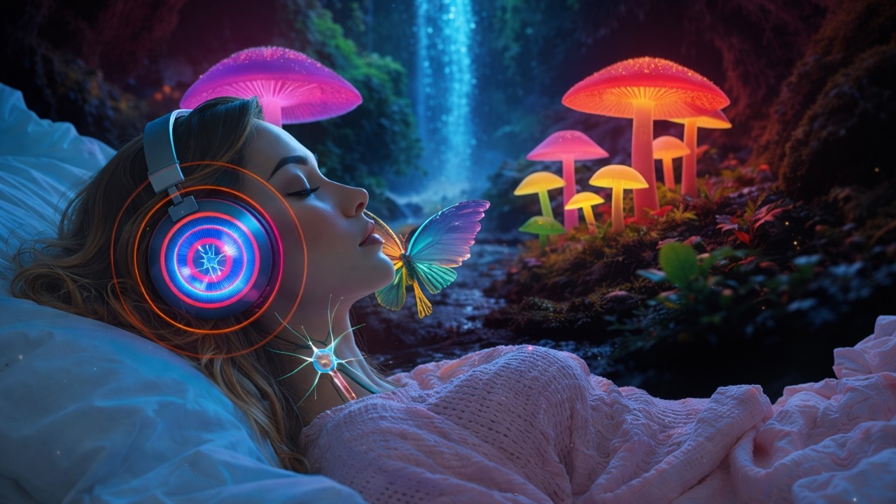 Deep Sleep Music | 528hz Whole Body Healing Frequency, Melatonin Release, Stop Overthinking