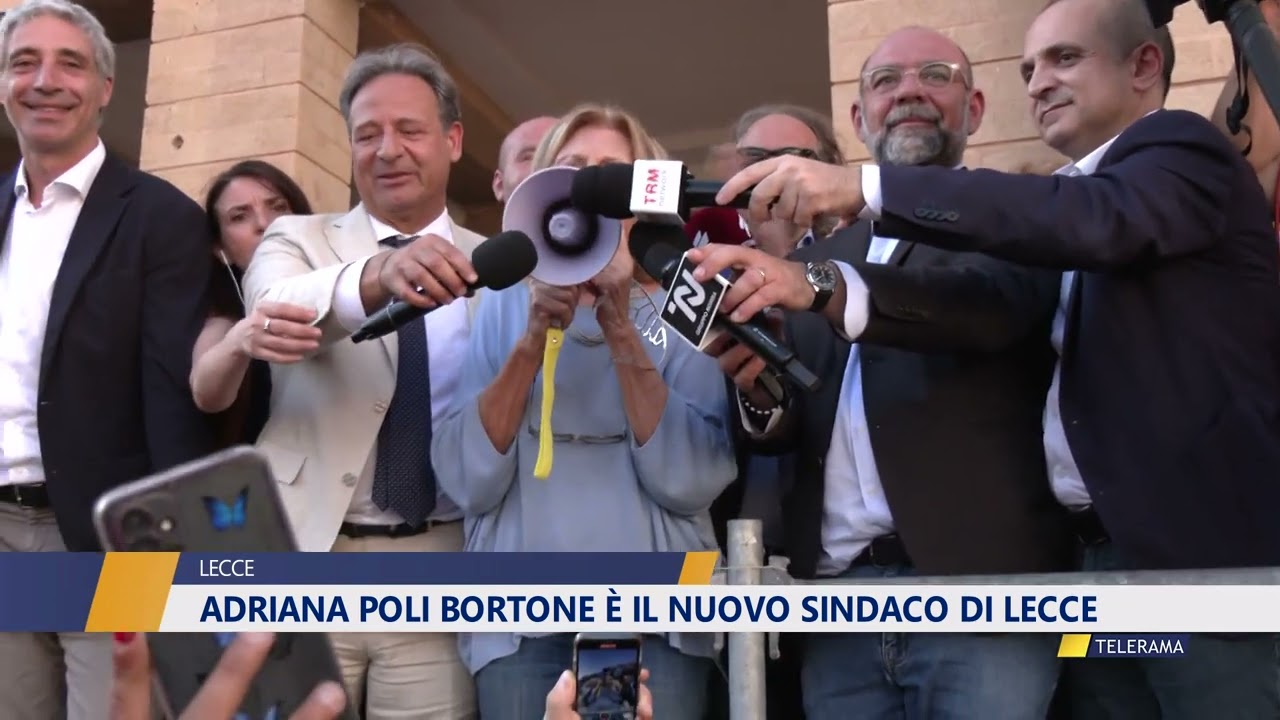 Adriana Poli Bortone è il nuovo sindaco di Lecce