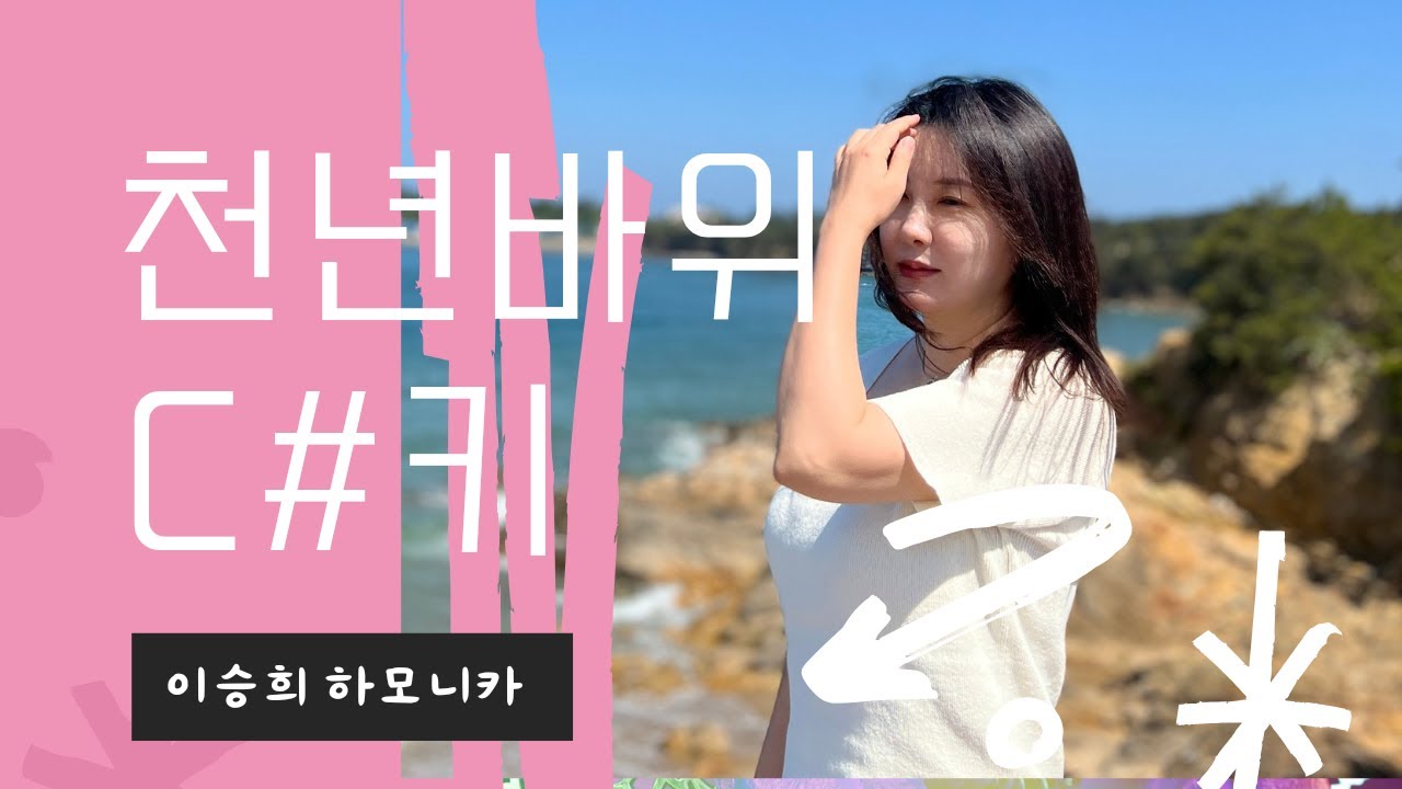 쳔년바위 박정식 노래 이승희 하모니카 커버  C#키
