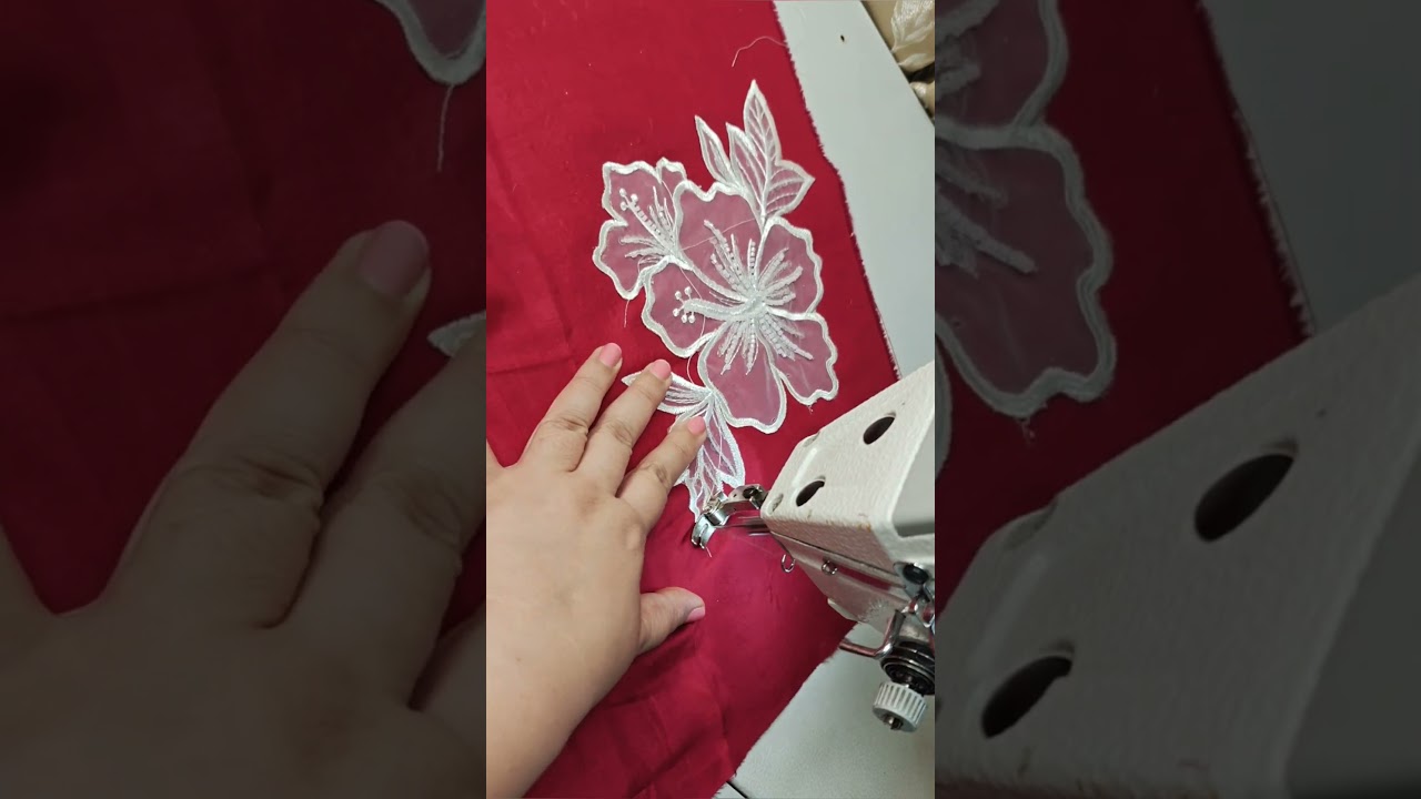 How to attach a see through patch on kurti #shorts