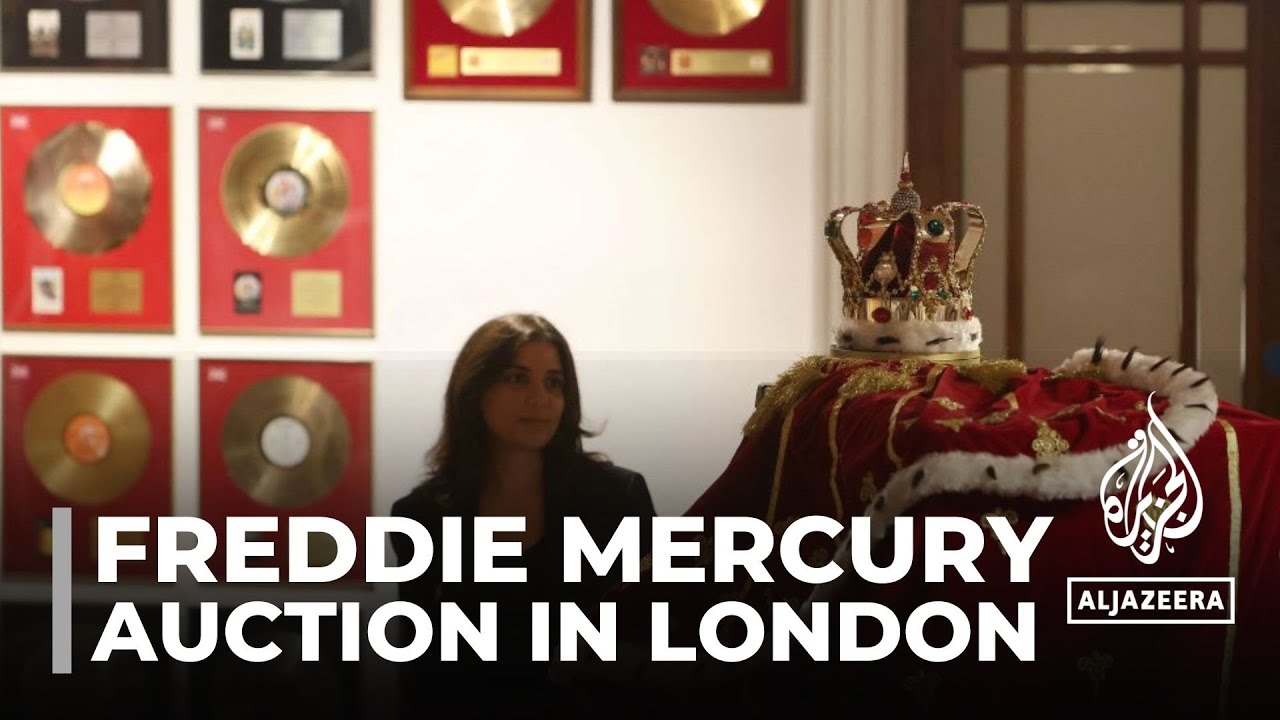 Freddie Mercury's personal items up for auction in London