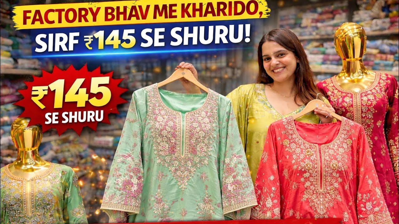 Surat Dress Material Suit Wholesale Market 🔥 New Arrival Trending Designs | Dress Material suits 