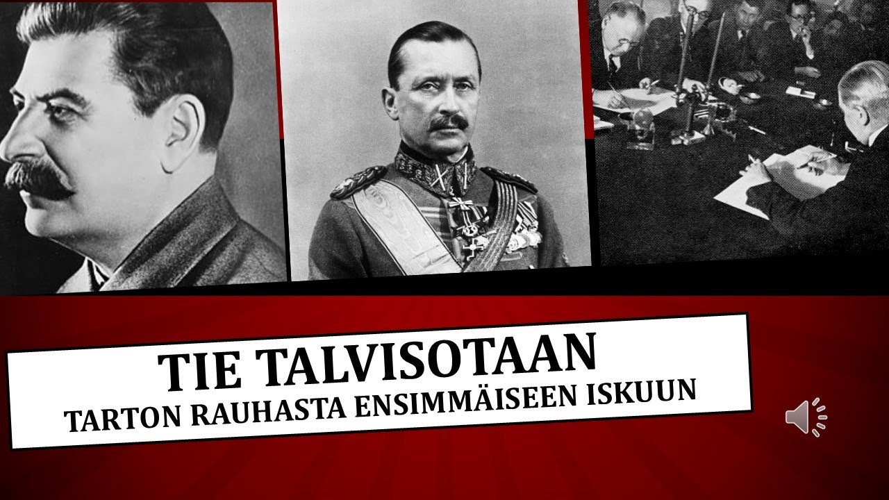 Tie talvisotaan - Tarton rauhasta ven&auml;l&auml;isten hy&ouml;kk&auml;yksen ensivaiheisiin