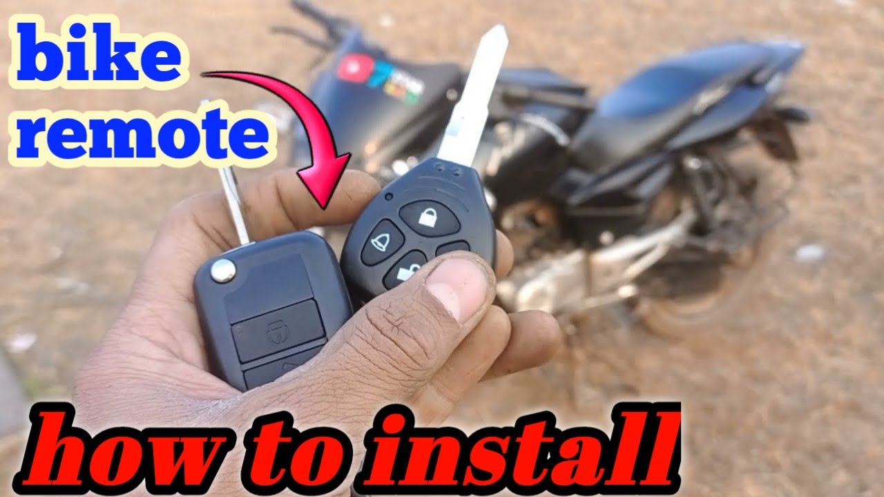 pulsar bike alarm system//motorcycle remote control//bike remote control#7starled  #short #youtube