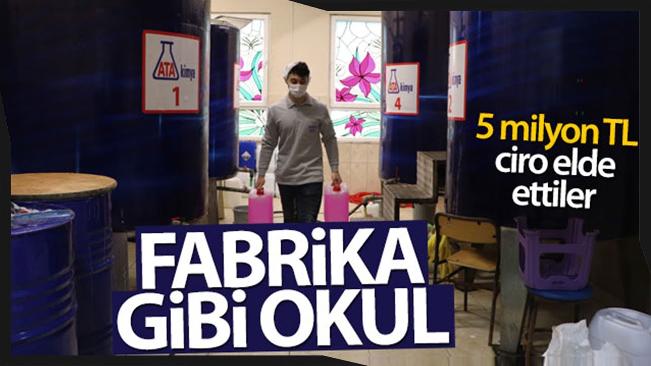 ‘Fabrika Gibi Çalışan Okul’ 2020 Yılında 5 Milyon TL Ciro Yaptı