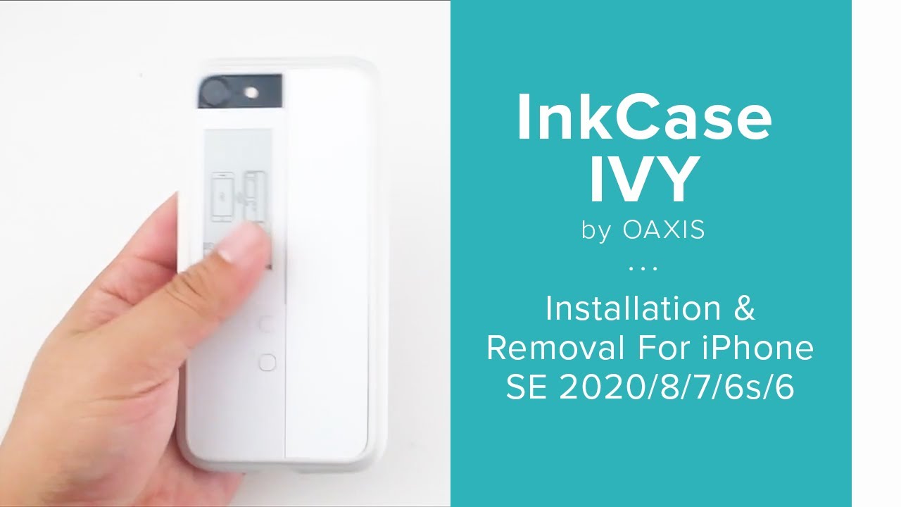 InkCase IVY Installation and Removal For iPhone SE 2020/8/7/6s/6