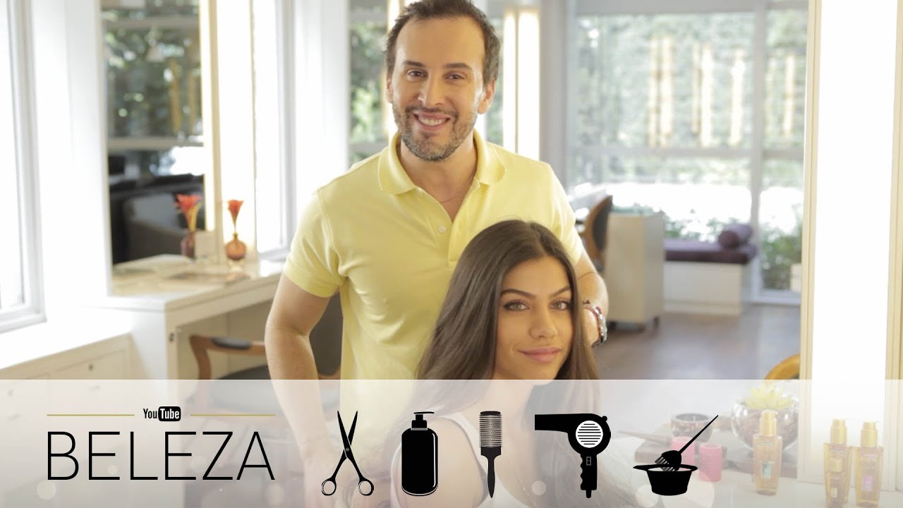 Como disciplinar o cabelo com frizz por Marcos Proença