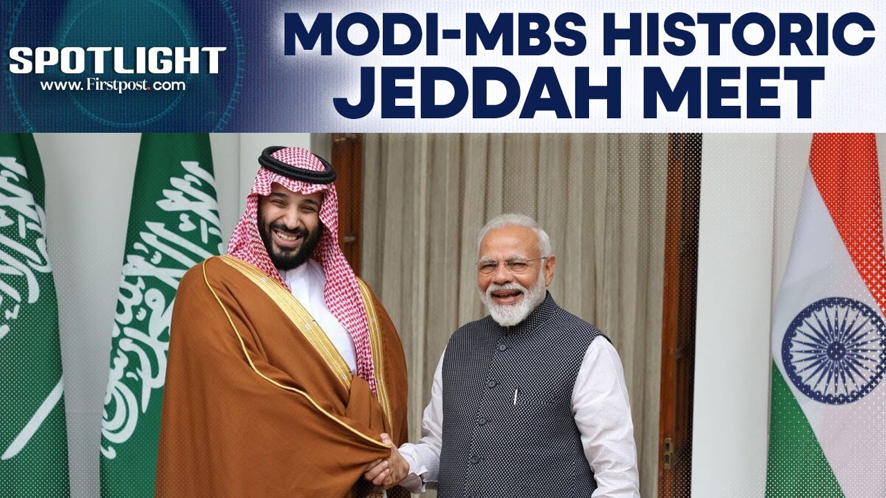 PM Modi in Saudi Arabia’s Jeddah for Talks With Crown Prince MBS | Firstpost Spotlight | N18G