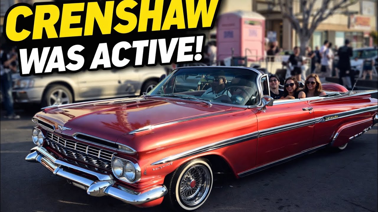 Воскресный отдых на площади Креншоу | Наслаждение лоурайдерами 😮‍💨