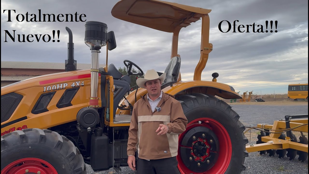 100HP a solo 620,000$ tractor agrícola Nortezac #Tractores Nortezac #agricultura #tractor 