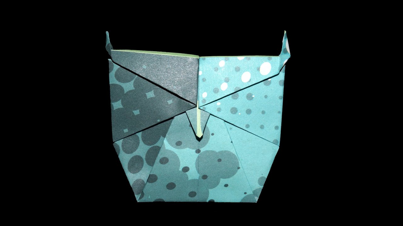 Origami Eule - Faltanleitung (Live erklärt)