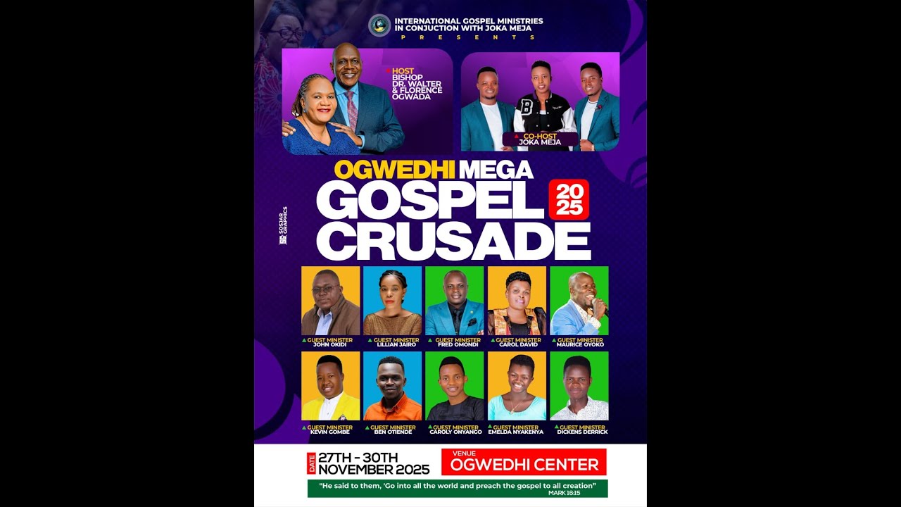 OGWEDHI MEGA GOSPEL CRUSADE||DAY ONE