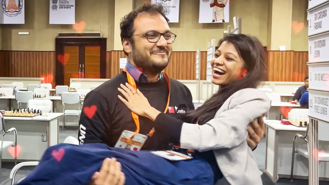 Sagar & Amruta Romantic Dance 😉 | Happy Birthday to ChessBase India Queen Amruta