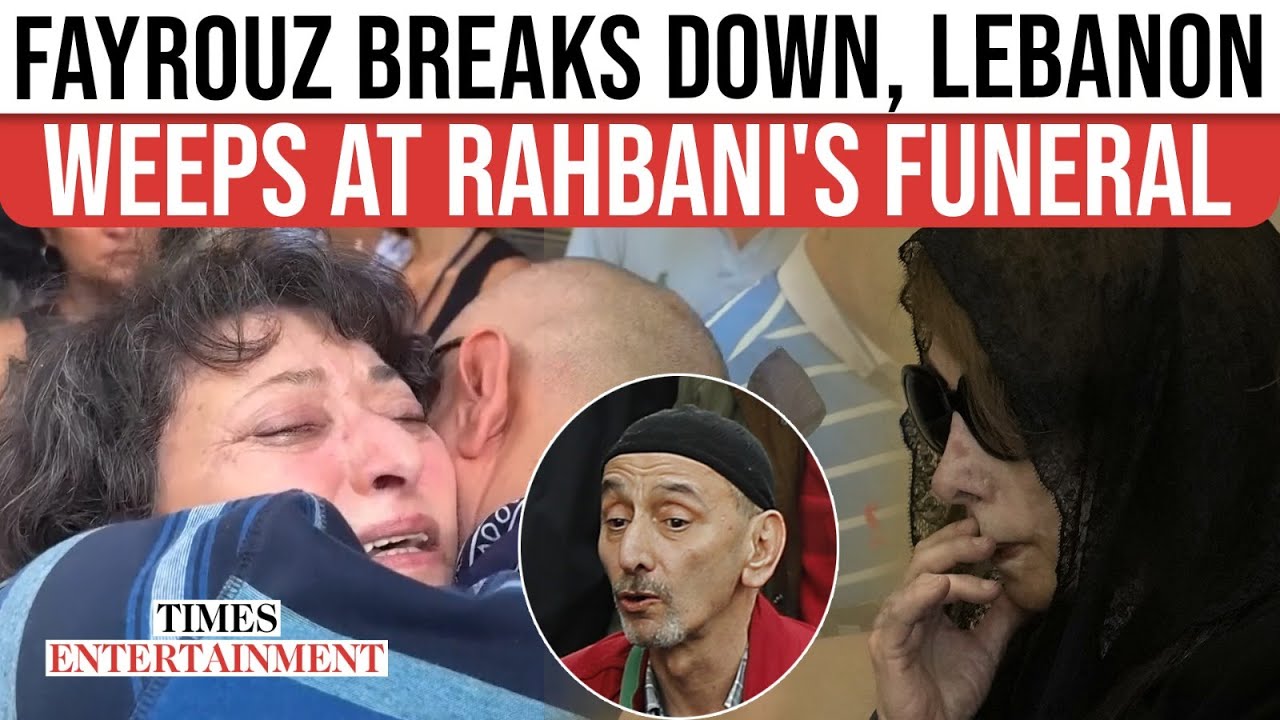 Rahbani's Heartbroken Mother Fayrouz Emotional At Son's Funeral; Lebanon Weeps, Pays Final Tribute