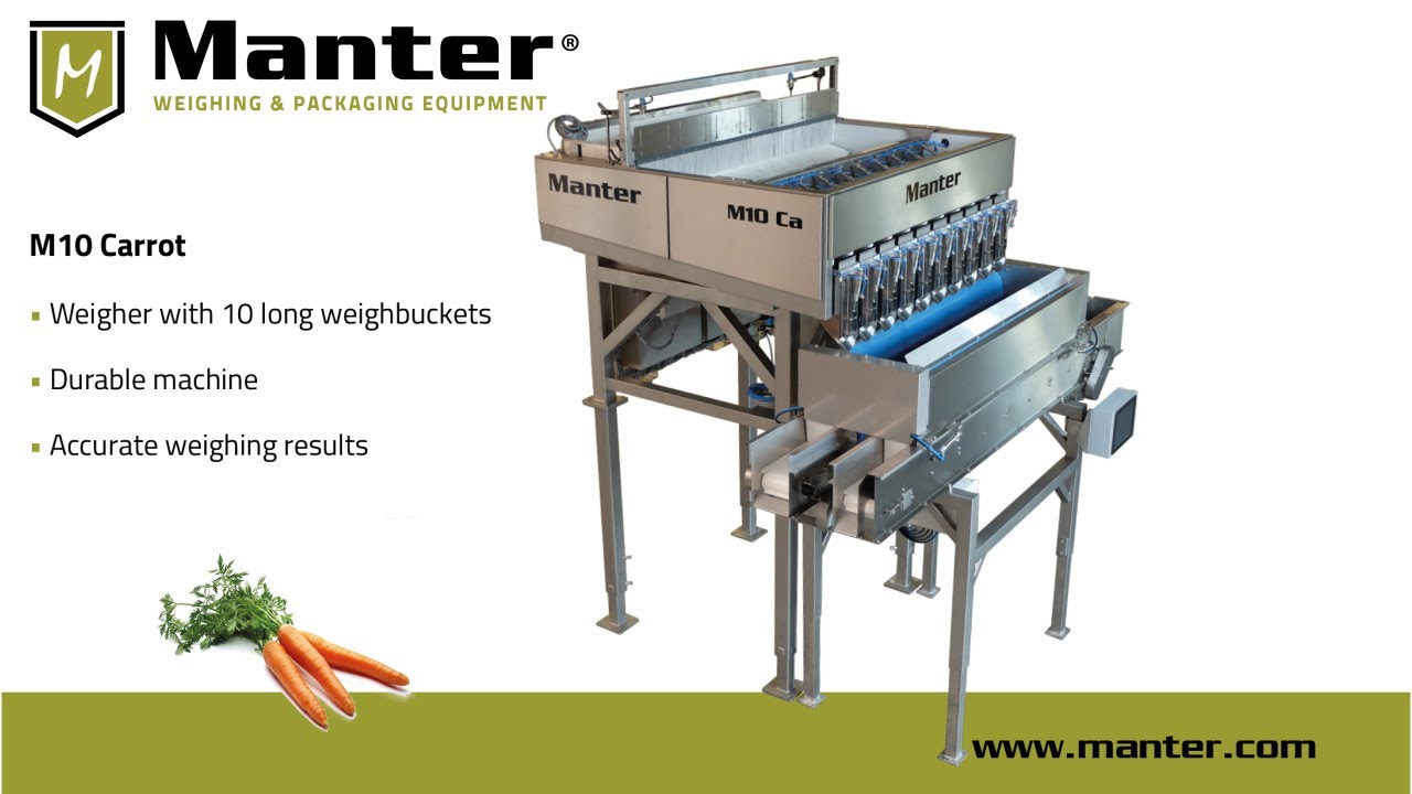 M10 Ca - Stainless steel Combination Weigher for carrots