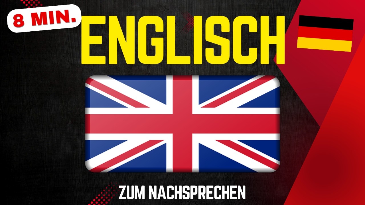 8 Minuten Tägliches Englisch zum Nachsprechen 🗣️🇬🇧 A1 Gespräche mit Birkenbihlmethode + Preply