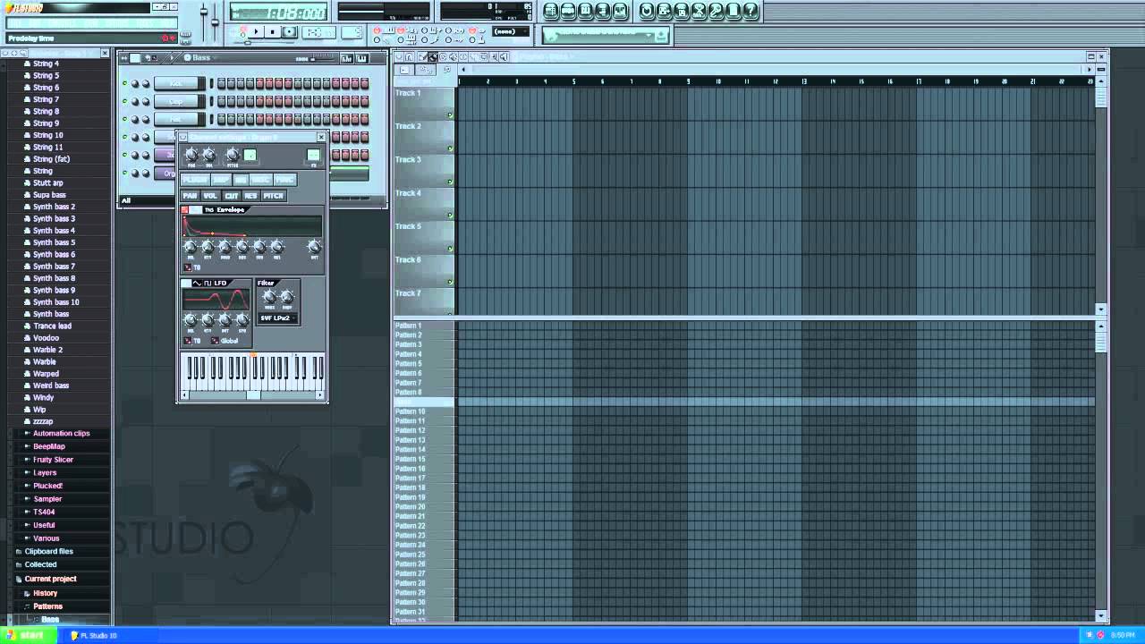 Fl Studio - Beginners Tutorial [1] - How to make Dubstep Bass